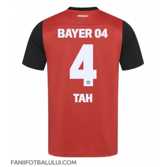 Bayer Leverkusen Jonathan Tah #4 Tricou Fotbal Replică 2024-25 Barbati Acasa